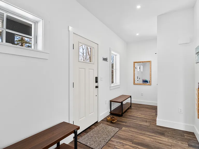 Larger Foyer with lots of places to hang jackets and store shoes!