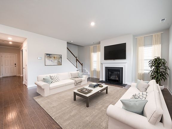 Brentwood floorplan at Stoneybrook Station in Charlotte.