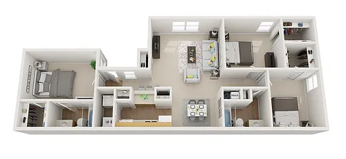 Floor plan Pecan