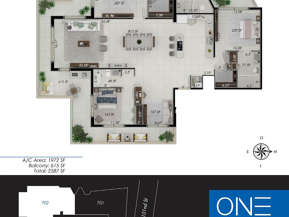 1st image of 1150 101st St #Ph702