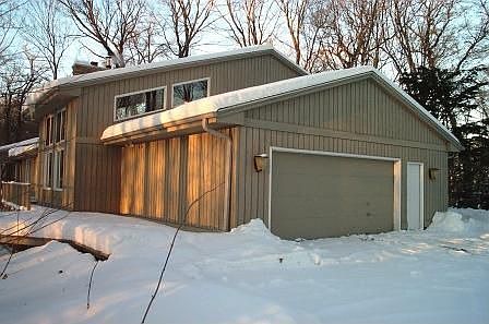 Oversized double garage.