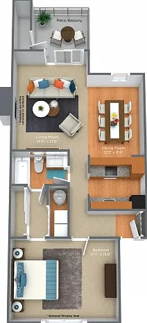 1 Bed, 1 Bath- Updated 1 Bed, 1 Bath- Updated