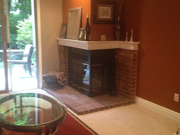 Real fireplace