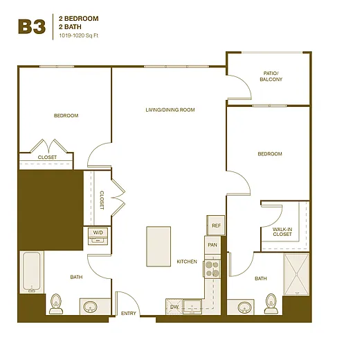 Floor plan B3