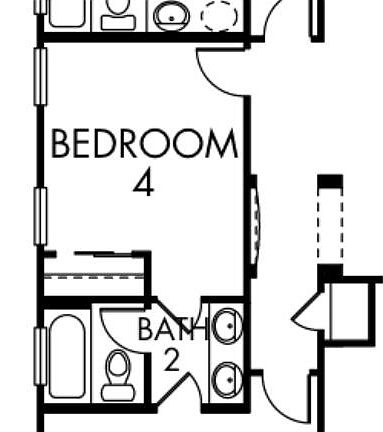 2nd Floor Actual Bedroom layout