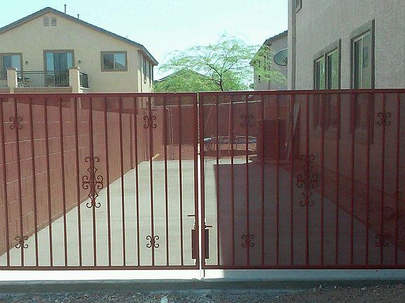 RV parking gates/ RV pad