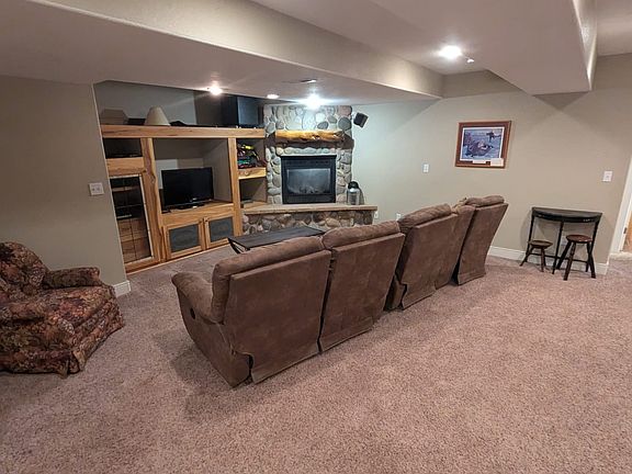 Living Room/Den (complete with electric fireplace for extra heat)