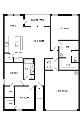 Floor plan Bellevue