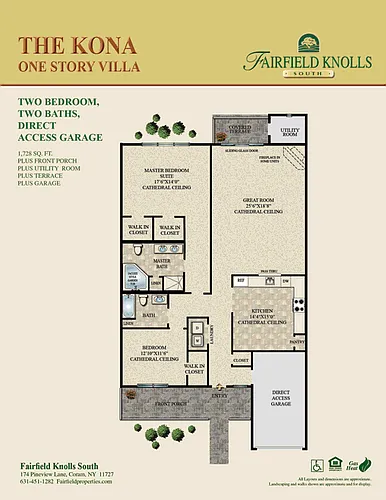 Floor plan The Kona