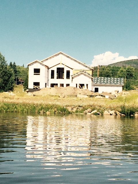 As seen from the lake