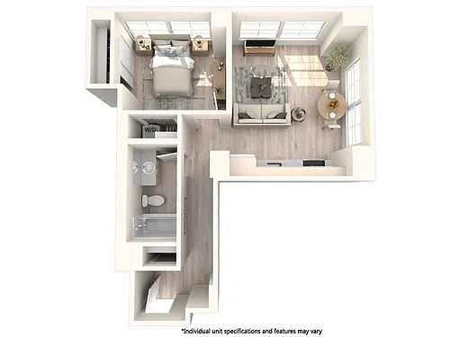 Floor plan 1X1 G