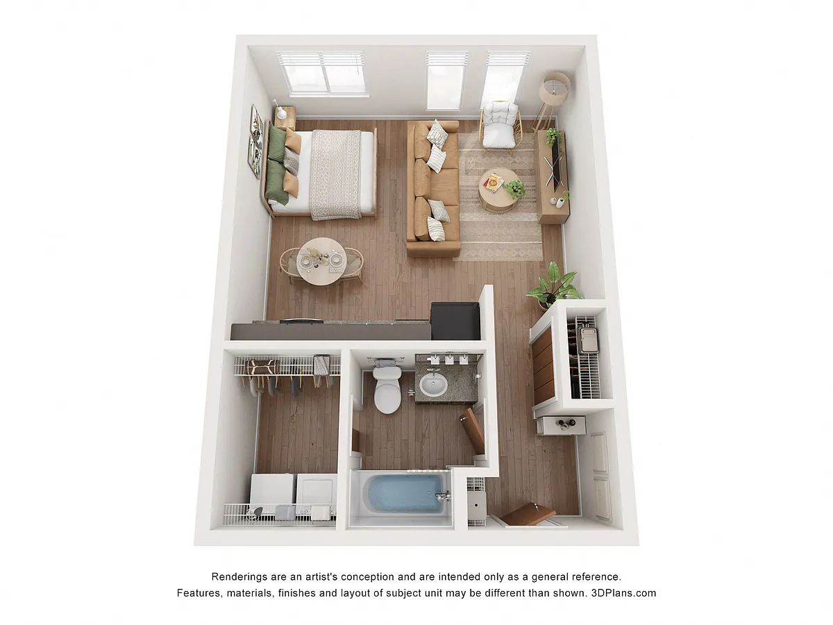 Floor plan Cherry Studio