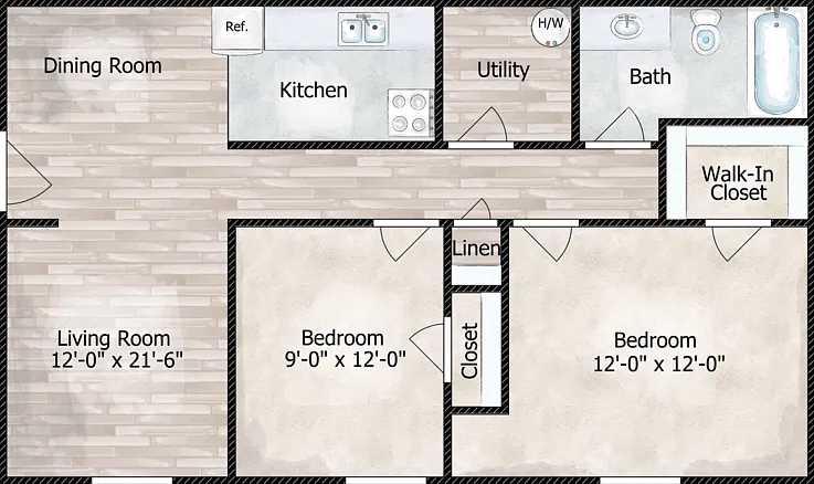 The Weston Floorplan Diagram