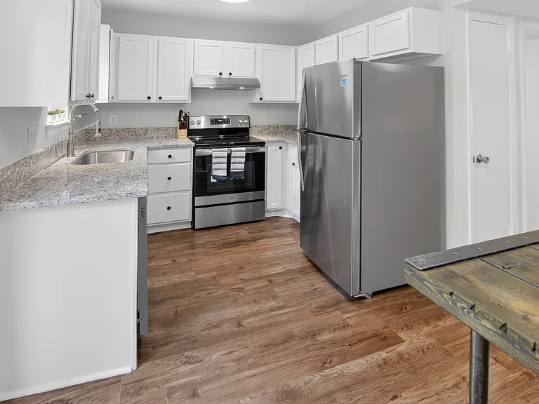 Kitchen includes all major appliances, as well as kitchen essentials (dishes/glasses/pots & pans)