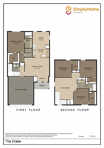 Floor plan 7026 Heathers Way