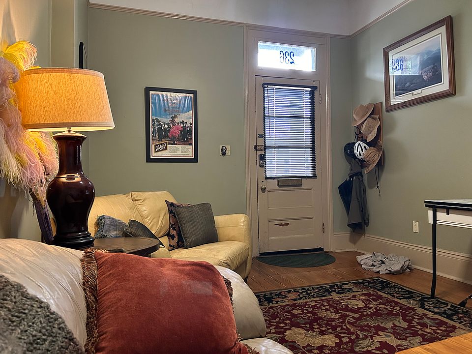 entry and living room