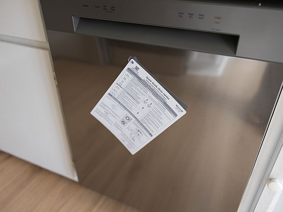 Brand new stainless steel dishwasher