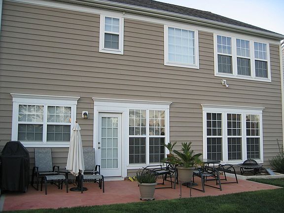 Beautifully Stained Back Patio