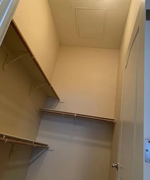 Master Bedroom Walk-in Closet Interior View