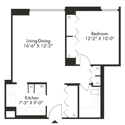 Floor plan 1C