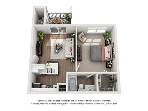 Floor plan The District