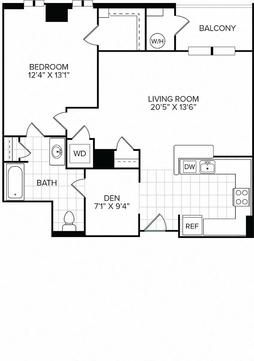 Floor plan The Cambridge
