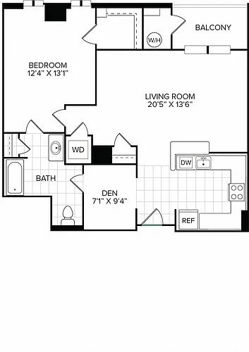 Floor plan The Cambridge