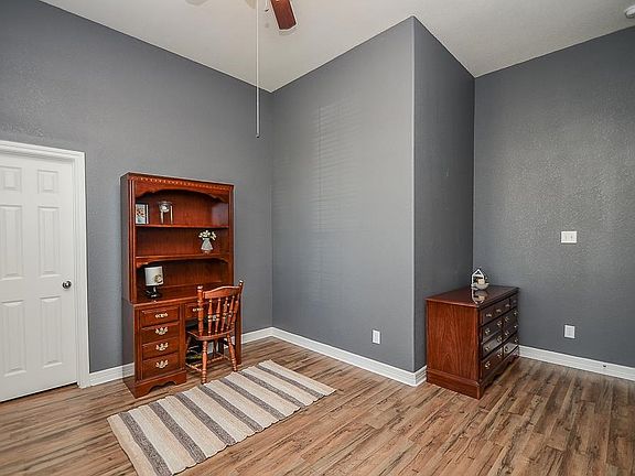 Spacious study with closet.