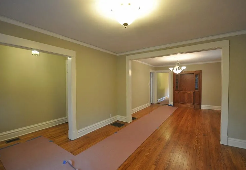 Front Entry, Living Room and Dining Room Built-In Cabinet
