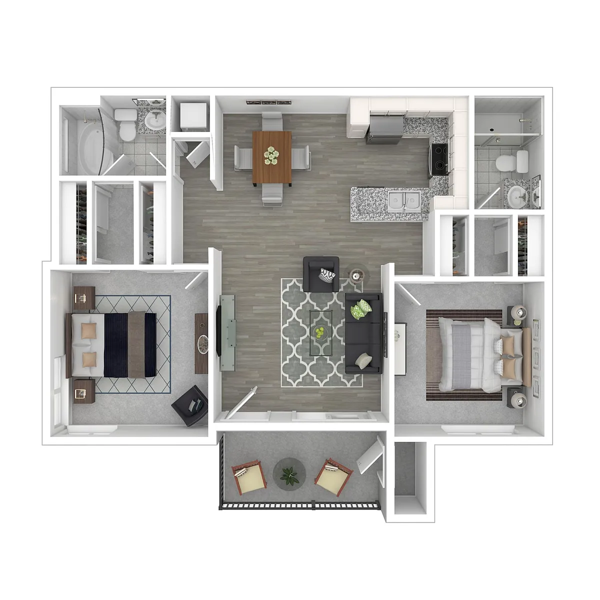 Floor plan Plan D2