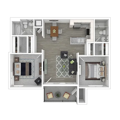 Floor plan Plan D2