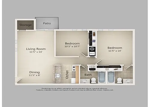 Floor plan C6