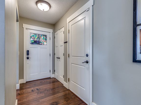 Main entry and garage access