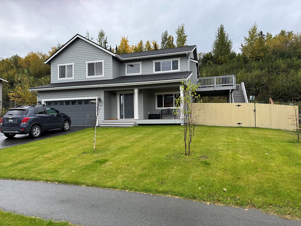 Home after yard and new fence installation