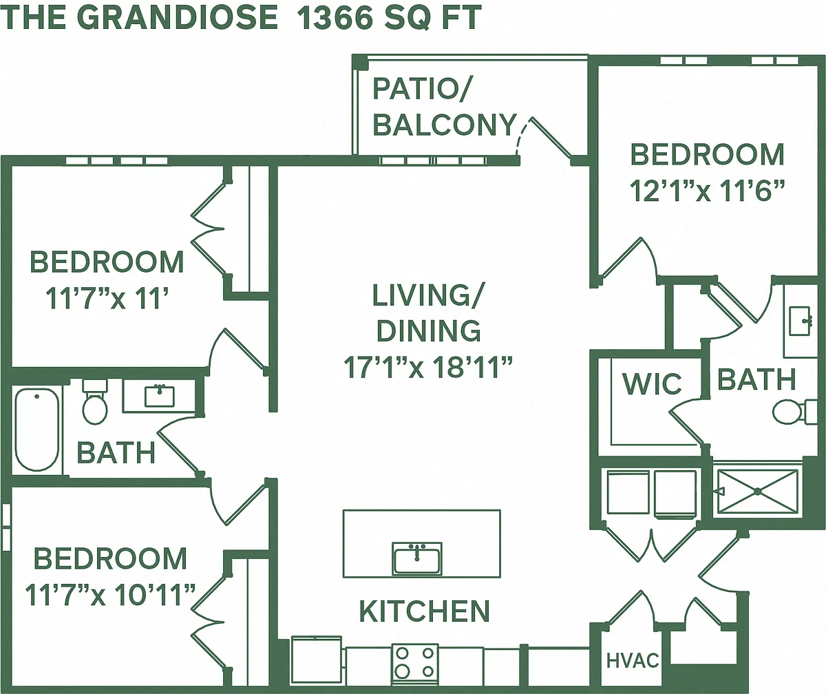 Floor plan Grandiose C2