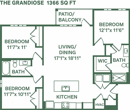 Floor plan Grandiose C2