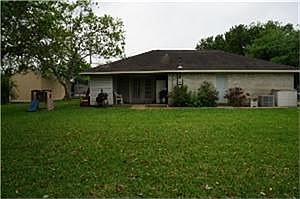 A view of the left side of the home.