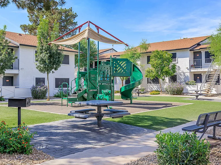 Embrace the outdoors in our community's vibrant playground.