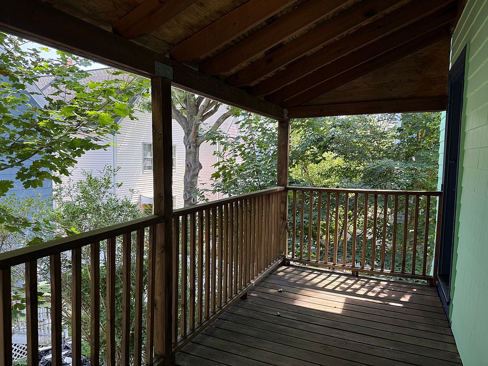 Private back porch