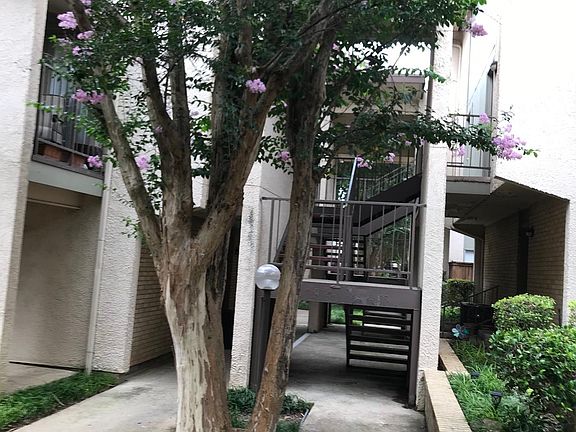 Extensive landscaping in and around the buildings.