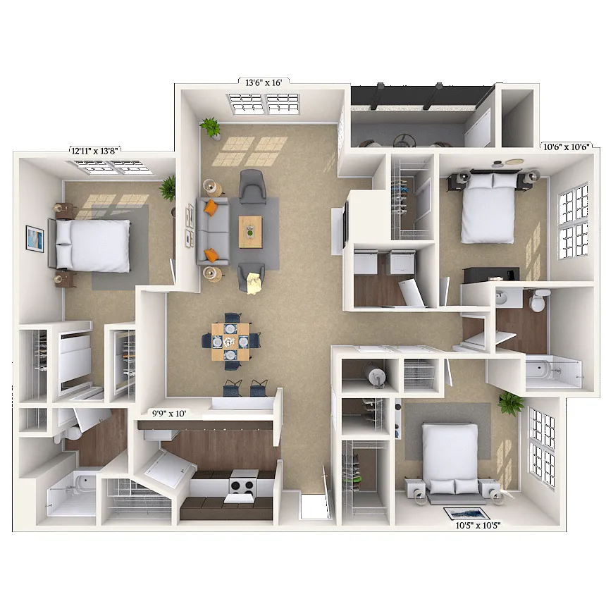 Floor plan The Triple Crown