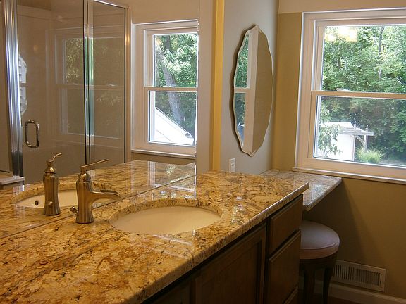 Renovated master bath
