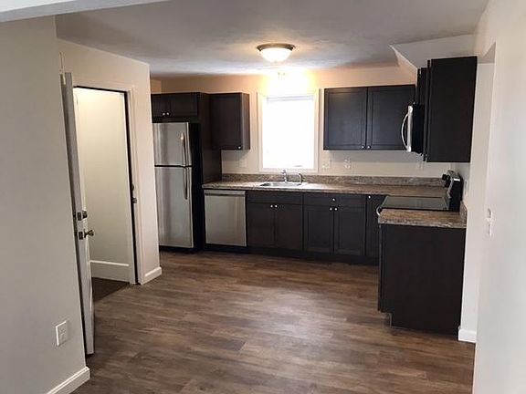 Dining room and kitchen