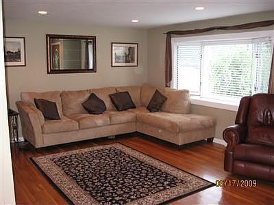 Living room with new lighting