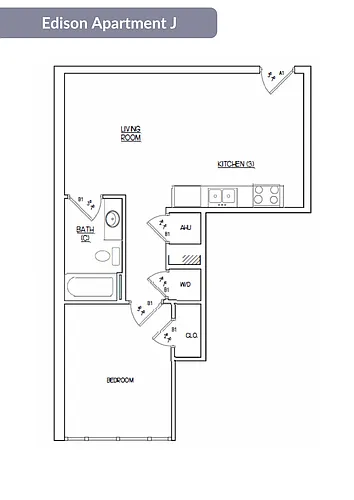 Floor plan J