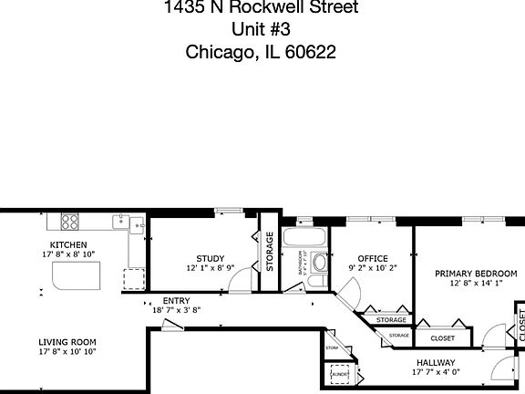 3rd image of 1435 N Rockwell St APT 3