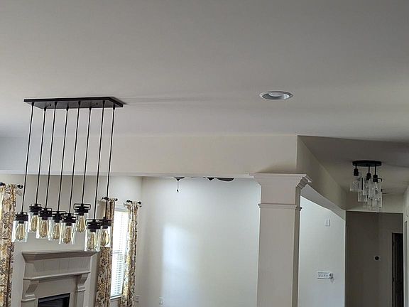 living room view from the kitchen