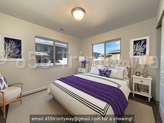bedroom 2 with lots of windows and natural light (12' x 10')