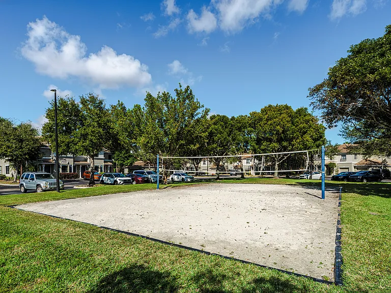 Sand volleyball area