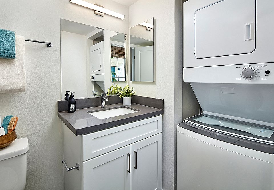 Newly remodeled residences feature in-home laundry